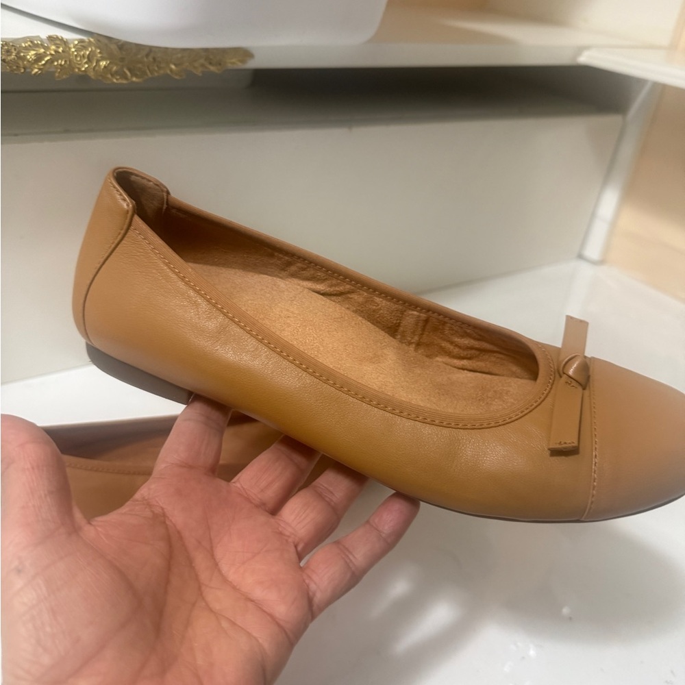 Leather ballet flats,Vionic Amorie Skimmers in new conditions orthopedic comfort - Picture 13 of 16